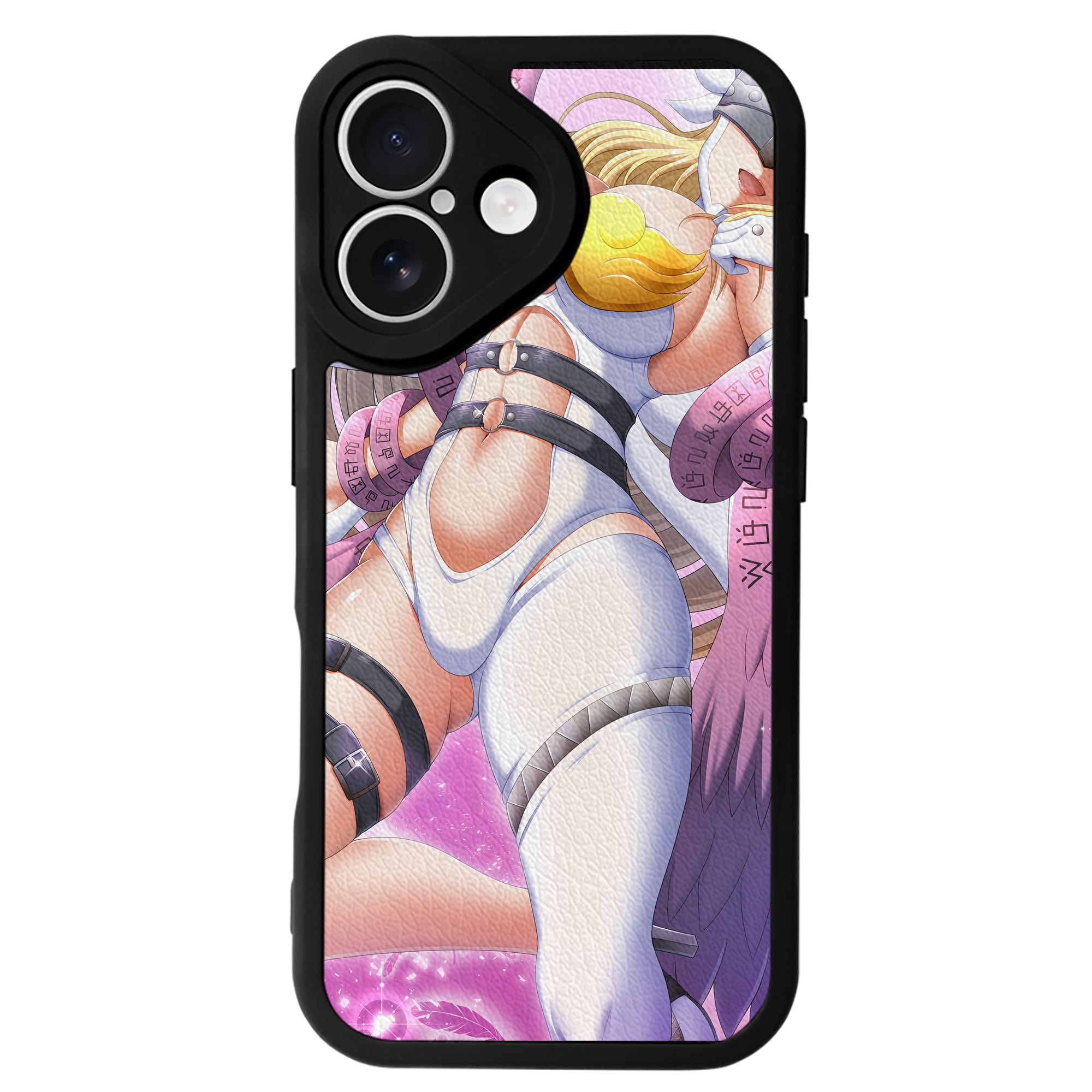 （画像用） Digimon デジタルモンスター/デジモン 【iPhone 16シリーズ対応】シリコンスマホケース（レザー調） 材質：シリコン
